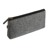 Maxbell Pencil Pouch Zipper Multipurpose Stationery Pouch for Kids Children Students Dark Gray