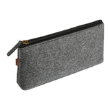 Maxbell Pencil Pouch Zipper Multipurpose Stationery Pouch for Kids Children Students Dark Gray
