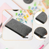 Maxbell Pencil Pouch Zipper Multipurpose Stationery Pouch for Kids Children Students Dark Gray