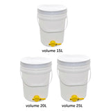 Maxbell Honey Pail Syrup Storage Portable Honey Bottling Bucket for Home Improvement 15L