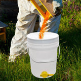Maxbell Honey Pail Syrup Storage Portable Honey Bottling Bucket for Home Improvement 25L