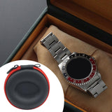 Maxbell Single Watch Jewelry Case Portable Versatile for Pendant Necklace Mother Day Red