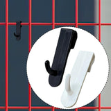 Maxbell 20x Gridwall Hooks Organize Tools Pegboard Hook for Workbench Camping Hiking Black