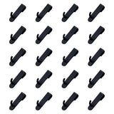 Maxbell 20x Gridwall Hooks Organize Tools Pegboard Hook for Workbench Camping Hiking Black