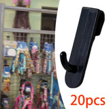 Maxbell 20x Gridwall Hooks Organize Tools Pegboard Hook for Workbench Camping Hiking Black