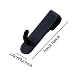Maxbell 20x Gridwall Hooks Organize Tools Pegboard Hook for Workbench Camping Hiking Black