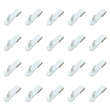 Maxbell 20x Gridwall Hooks Organize Tools Pegboard Hook for Workbench Camping Hiking White