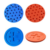 Maxbell Stool Seat Replacement Accessory Plastic Stool Seat for College Canteen Home Blue 30cm