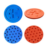 Maxbell Stool Seat Replacement Accessory Plastic Stool Seat for College Canteen Home Blue 30cm