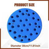 Maxbell Stool Seat Replacement Accessory Plastic Stool Seat for College Canteen Home Blue 30cm