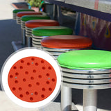 Maxbell Stool Seat Replacement Accessory Plastic Stool Seat for College Canteen Home Orange 30cm