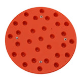 Maxbell Stool Seat Replacement Accessory Plastic Stool Seat for College Canteen Home Orange 30cm