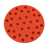 Maxbell Stool Seat Replacement Accessory Plastic Stool Seat for College Canteen Home Orange 30cm