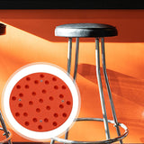 Maxbell Stool Seat Replacement Accessory Plastic Stool Seat for College Canteen Home Orange 30cm