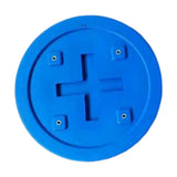Maxbell Stool Seat Replacement Accessory Plastic Stool Seat for College Canteen Home Blue 32cm