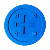 Maxbell Stool Seat Replacement Accessory Plastic Stool Seat for College Canteen Home Blue 32cm