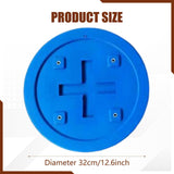 Maxbell Stool Seat Replacement Accessory Plastic Stool Seat for College Canteen Home Blue 32cm