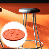 Maxbell Stool Seat Replacement Accessory Plastic Stool Seat for College Canteen Home Orange 32cm