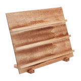 Maxbell Wooden Earring Display Stand Earring Card Holder for Dorm Tradeshow Home Use 3 Tier