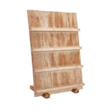 Maxbell Wooden Earring Display Stand Earring Card Holder for Dorm Tradeshow Home Use 4 Tier