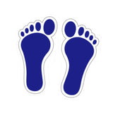 Maxbell Footprint Stickers Foot Print Stickers for Classroom Decoration Nursery Room Blue
