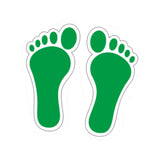 Maxbell Footprint Stickers Foot Print Stickers for Classroom Decoration Nursery Room Green
