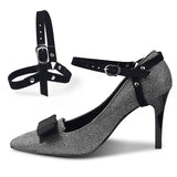 Maxbell High Heels Shoe Strap Shoe Belt for Anti Loose for Parties Office Graduation A