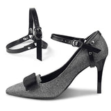 Maxbell High Heels Shoe Strap Shoe Belt for Anti Loose for Parties Office Graduation C