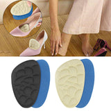 Maxbell 8Pcs Metatarsal Pads All Day Comfort Non Slip Reusable Ball of Foot Cushions Black