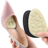 Maxbell 8Pcs Metatarsal Pads All Day Comfort Non Slip Reusable Ball of Foot Cushions Black