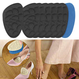 Maxbell 8Pcs Metatarsal Pads All Day Comfort Non Slip Reusable Ball of Foot Cushions Black