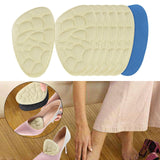 Maxbell 8Pcs Metatarsal Pads All Day Comfort Non Slip Reusable Ball of Foot Cushions Apricot