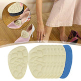Maxbell 8Pcs Metatarsal Pads All Day Comfort Non Slip Reusable Ball of Foot Cushions Apricot