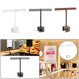 Maxbell Sign Holder Clamp Utility Merchandise Signs for Store Supermarket Exhibition Black
