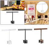 Maxbell Sign Holder Clamp Utility Merchandise Signs for Store Supermarket Exhibition Black
