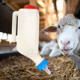 Maxbell Hanging Sheep Milk Bottle Silicone Nipple for Livestock Supplies Farm Animal