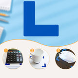 Maxbell Floor Marking Tape Easy to Use Location Marking Corner for Walls Desk Stairs 1cmx3cmx3cm