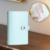 Maxbell Money Saving Book Large Capacity Organizer for Collectors Planning Budgeting Blue