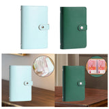 Maxbell Money Saving Book Large Capacity Organizer for Collectors Planning Budgeting Blue