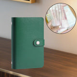 Maxbell Money Saving Book Large Capacity Organizer for Collectors Planning Budgeting Green
