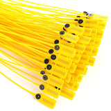 Maxbell 100Pcs Serialized Flag Numbered Cable Zip Ties Multipurpose Label Cable Ties