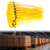 Maxbell 100Pcs Serialized Flag Numbered Cable Zip Ties Multipurpose Label Cable Ties