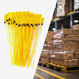 Maxbell 100Pcs Serialized Flag Numbered Cable Zip Ties Multipurpose Label Cable Ties