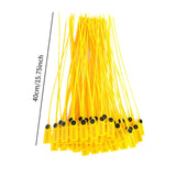 Maxbell 100Pcs Serialized Flag Numbered Cable Zip Ties Multipurpose Label Cable Ties