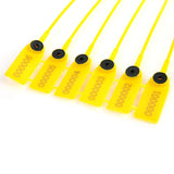 Maxbell 100Pcs Serialized Flag Numbered Cable Zip Ties Multipurpose Label Cable Ties