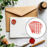 Maxbell 50Pcs Handwriting Writable 1050 Self Sticky Labels for Package Office School red