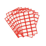 Maxbell 50Pcs Handwriting Writable 1050 Self Sticky Labels for Package Office School red