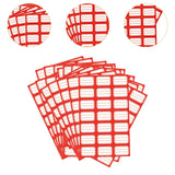 Maxbell 50Pcs Handwriting Writable 1050 Self Sticky Labels for Package Office School red