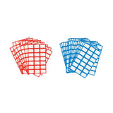Maxbell 50Pcs Handwriting Writable 1050 Self Sticky Labels for Package Office School red
