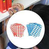 Maxbell 50Pcs Handwriting Writable 1050 Self Sticky Labels for Package Office School red